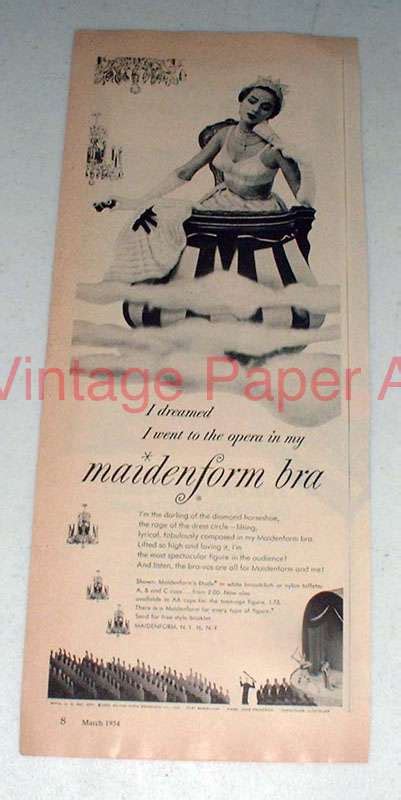 1981 Maidenform Sweet Nothings Demi Bra And Bikini Ad DP1003
