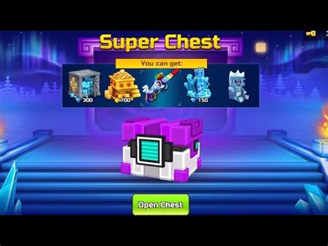 Super Chest Opening Update Pixel Gun D Youtube