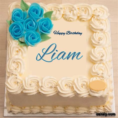 🎂 Happy Birthday Liam Cakes 🍰 Instant Free Download