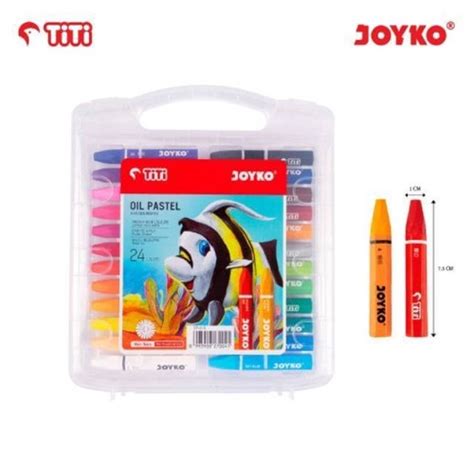 Jual CRAYON JOYKO ISI 24 WARNA Oil Pastel JOYKO 24 Warna Crayon 24