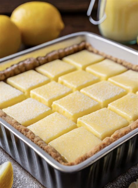 Creamy Lemon Squares Recipe Tinsuf