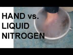 Hand Vs Liquid Nitrogen And The Leidenfrost Effect Youtube