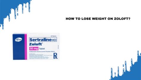 How To Lose Weight On Zoloft