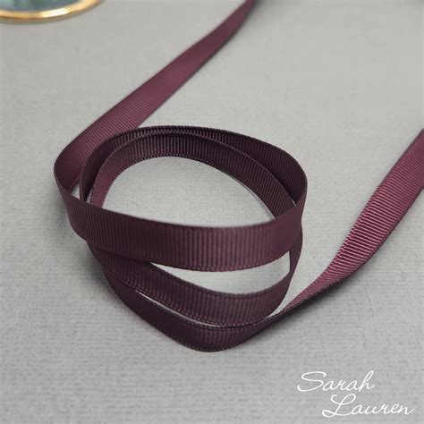 Raisin Grosgrain Ribbon Sarah Lauren