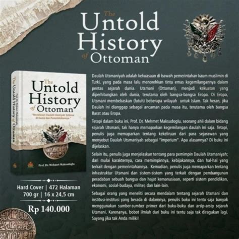 The Untold History Of Ottoman Hard Cover Ustaka Al Kautsar Shopee