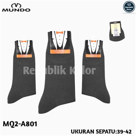 Jual Kaos Kaki Pria MUNDO CLASSIC MQ2 A801 ISI 1 PSG Shopee Indonesia