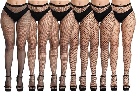 Dreshow Paires Femme Sexy Lastique Collants Taille Haute Filets De