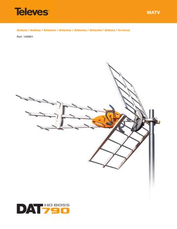Televes DAT BOSS 790 UHF Specification | Manualzz