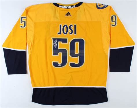 Roman Josi Signed Predators Captain Jersey (Beckett COA) | Pristine Auction