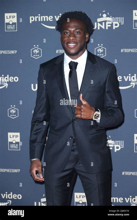 Arnaud Kalimuendo Attending The Th Ceremony Unfp Trophy Awards At