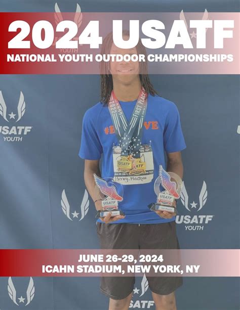 Usatf National Youth Outdoor Championships Passport By Sarah