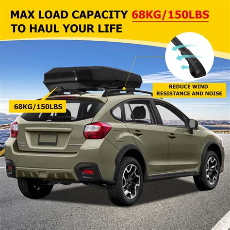 Snapklik Auxmart Roof Rack Cross Bars Fit For Subaru Xv Crosstrek