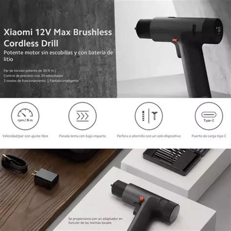 Xiaomi Mijia Type-C Brushless Cordless Electric Drill 2000mAh