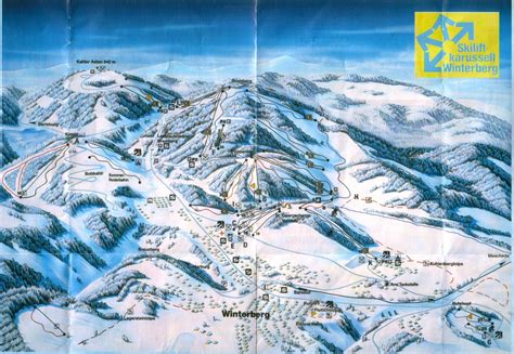 Plan Des Pistes Et Sentiers De Randonn Es De Winterberg