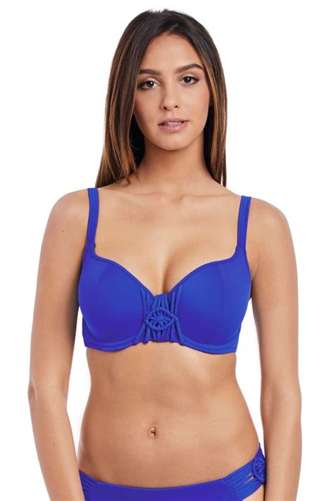 Freya Macrame Underwire Sweetheart Padded Bikini Top AS4054 Women S