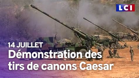 D Monstration Des Tirs De Canons Caesar Avec Denis Brogniart Youtube