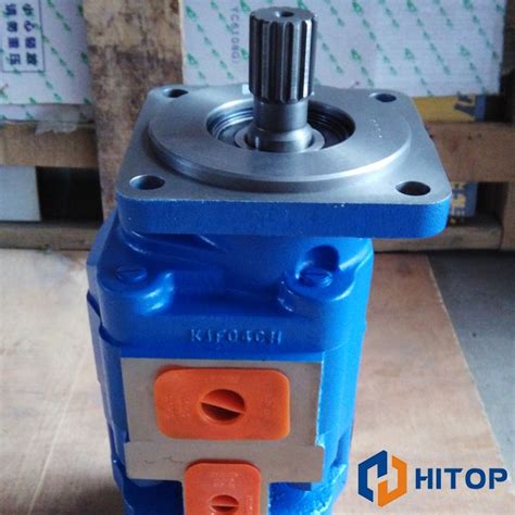 Xcmg Parts Hydraulic Pump Pomke Double Gear Pump Hitop Machinery