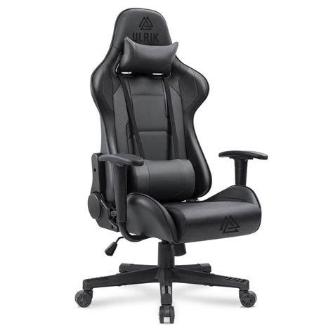 Silla Gamer De Oficina Profesional Ulrik Negra Ulrik Gaming