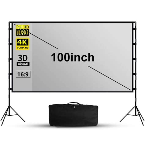 100" ALR экран для проектора, серый, с двойными штативами купить на ...