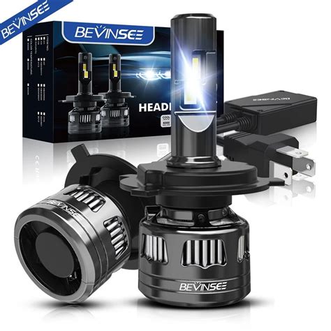 Bevinsee H7 H1 Led Headlight Bulb H11 9005 Hb3 9006 Hb4 H3 H8 H9 9012