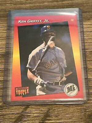 Ken Griffey Jr 1992 Leaf Donruss Triple Play Seattle Mariners Card