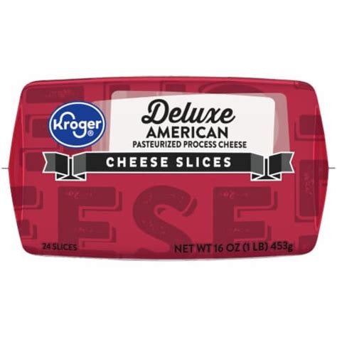 Kroger® Deluxe American Sliced Cheese, 24 slices / 16 oz - Kroger