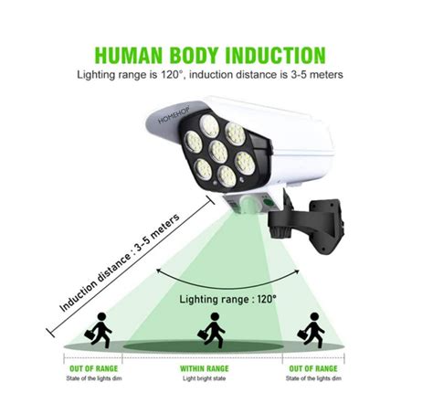 Solar CCTV Dummy Camera Light | Solar-Powered Security Monitoring Lamp ...