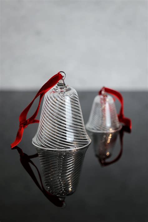 Hand Blown Glass Bell Ornament — Dickinson Glass