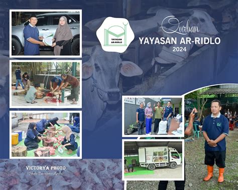 Pelaksanaan Penyembelihan Dan Pembagian Daging Hewan Qurban Yayasan Ar