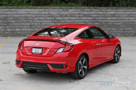 2016 Honda Civic Coupe Touring Review Web2Carz