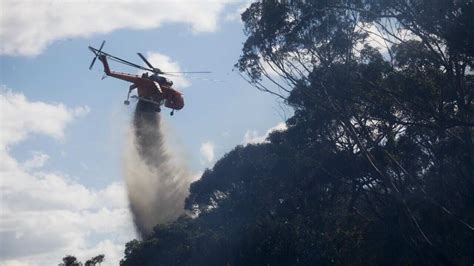 Pilot Of Waterbombing Helicopter Escapes After Crash While Fighting Nsw