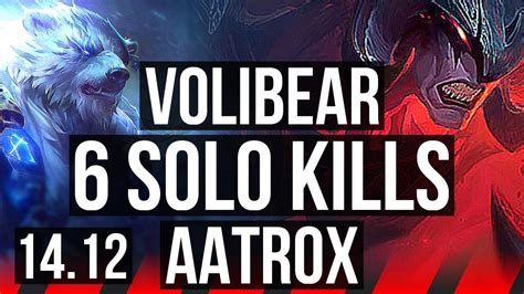 VOLIBEAR Vs AATROX TOP 6 Solo Kills Rank 9 Voli VN Master 14