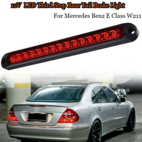 Red Led Car High Mount Level Third Rd Brake Stop Rear Tail Light Bulb