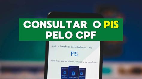 Passo A Passo Para Consultar O PIS Pelo CPF