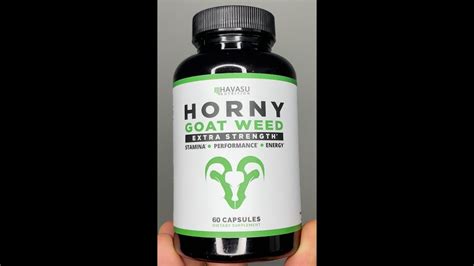 Is Havasu Nutrition Horny Goat Weed Maca L Arginine Good YouTube