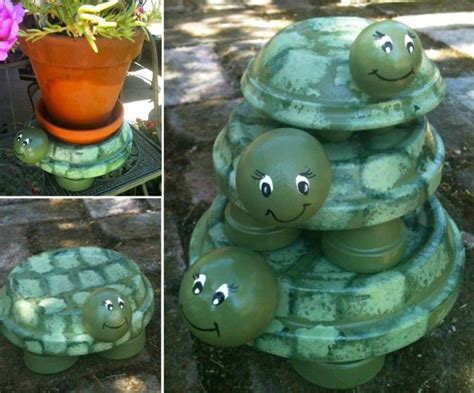 Clay Pot Turtle Instructions Video Tutorial The Whoot Flower Pot