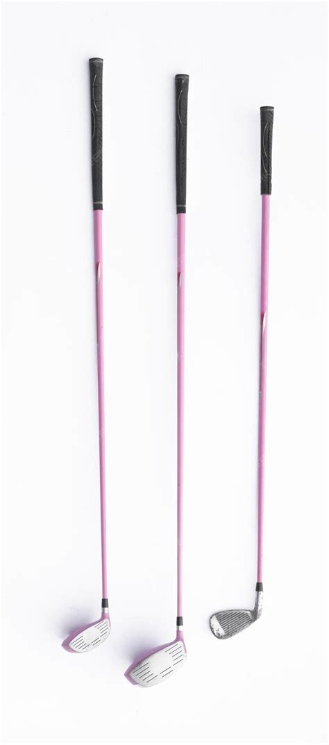 Premium Photo Pink Golf Club On White Background