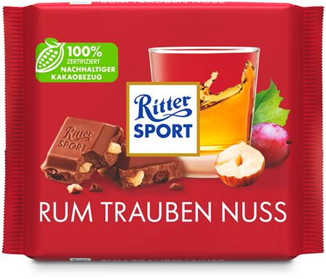 Ritter Sport Rum Trauben Nuss