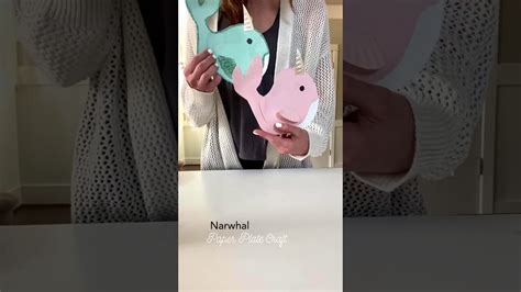 Paper Plate Craftnarwhal Youtube