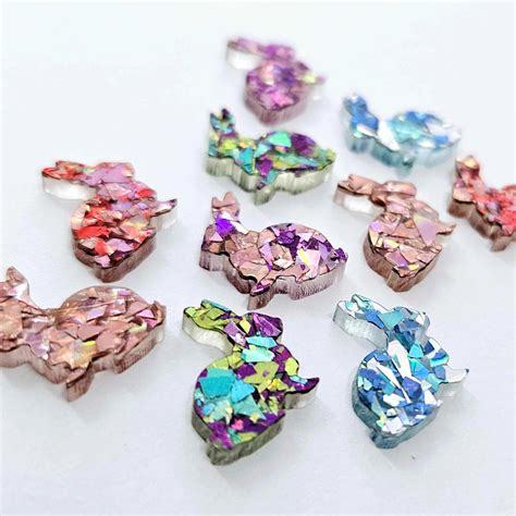 15mm CHUNKY GLITTER Bunny MIXED Pack. – A Krafty Avenue