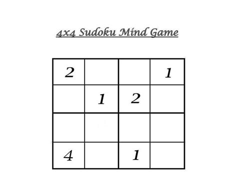 4x4 Sudoku 6