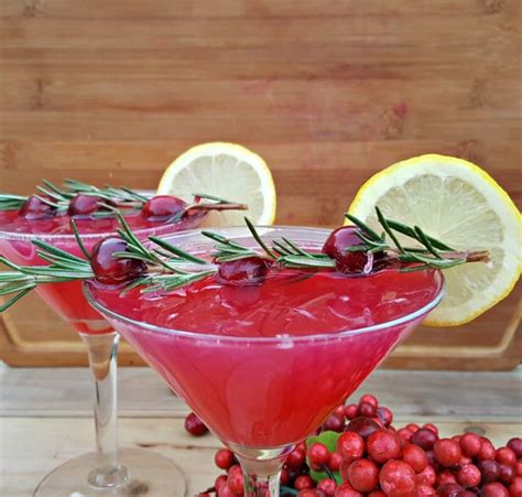 Cocktail Recipe Fresh Cranberry Lemon Drop Martini