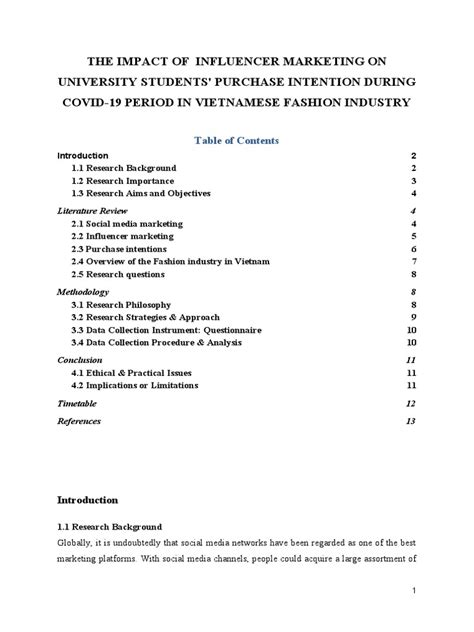 The Impact of Influencer Marketing On University Students Purchase ... 