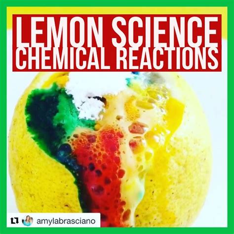 Lemon Science Testing Chemical Reactions Chemical Reactions Matter