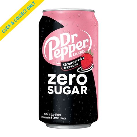 Dr Pepper Strawberries Cream Zero Sugar Ml