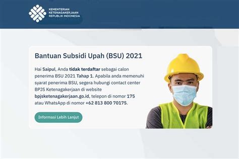 Login Bsu Di Link Kemnaker Atau Bpjs Ketenagakerjaan Ini Jadwal