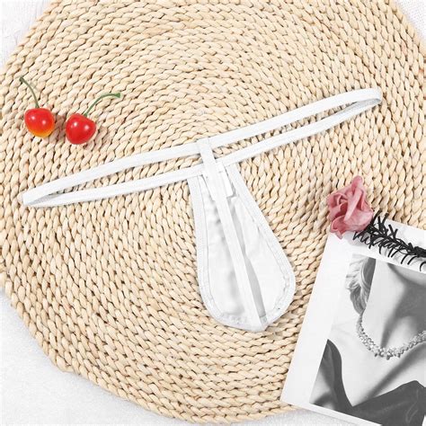 Men S Sexy Micro Bulge Pouch Thong Low Rise G String Bikini Briefs Underwear EBay