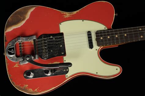 Fender Custom 1960 Telecaster Custom Heavy Relic Wbigsby Aged Fiesta