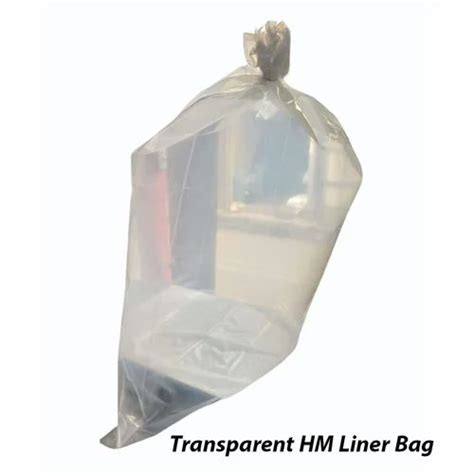 Transparent Hm Liner Bag Kg Thickness Microns At Rs Kg In