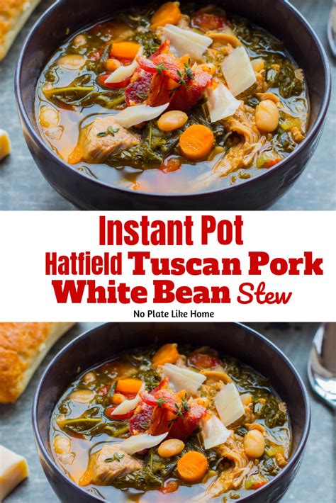 Make This Easy Instant Pot Hatfield Tuscan Pork White Bean Stew With